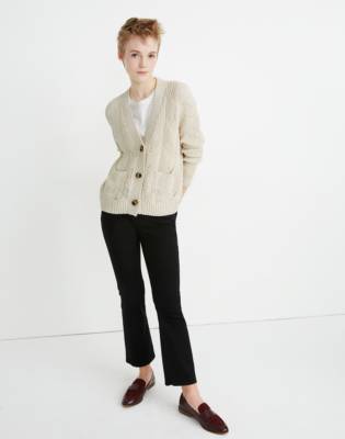 madewell cotton cardigan