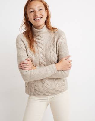 madewell mock neck sweatshirt