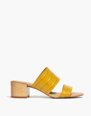 madewell kiera block heel slide