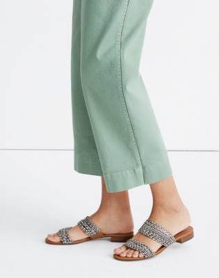 madewell leather slides
