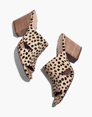madewell calf hair mules