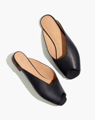 madewell erica peep toe mule