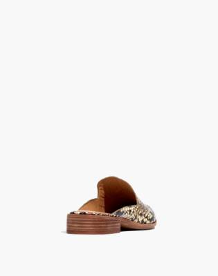 madewell snakeskin loafers