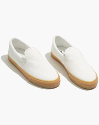 canvas slip on sneakers