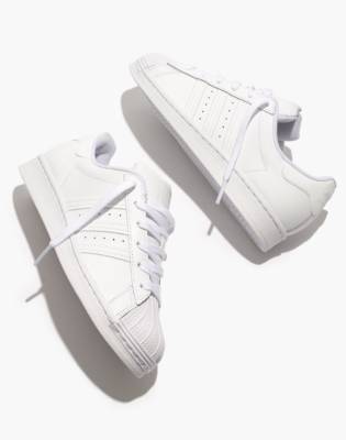 adidas superstar laces white