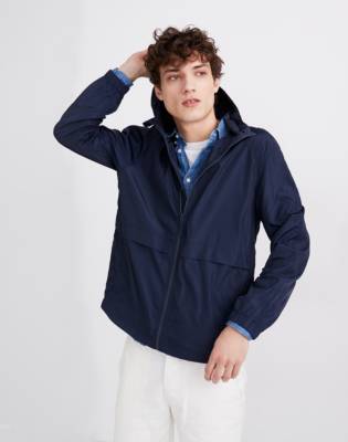 madewell packable rain jacket