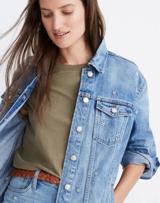 madewell oversized jean jacket
