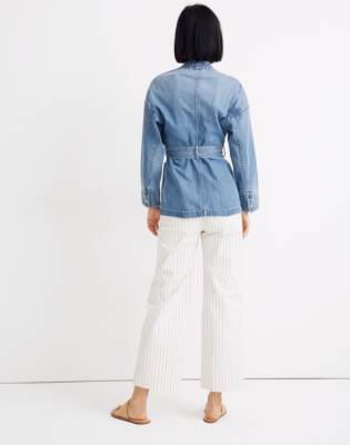 madewell denim wrap jacket
