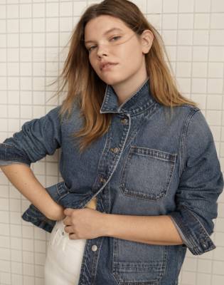 madewell denim chore coat