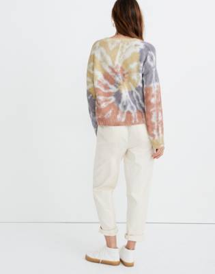 tie dye sweatshirt madewell