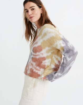 tie dye sweatshirt madewell