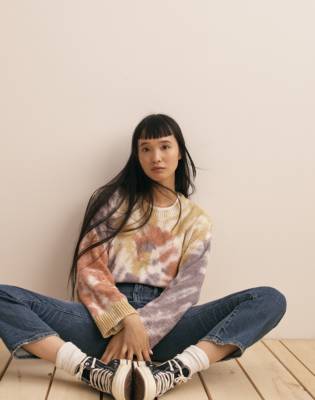 tie dye sweatshirt madewell