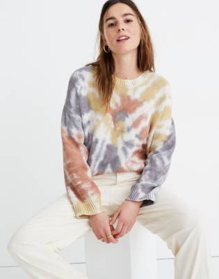 tie dye sweatshirt madewell