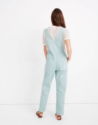 cotton twill bib overall dress