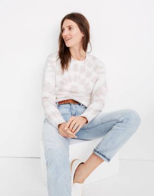 tie dye sweatshirt madewell