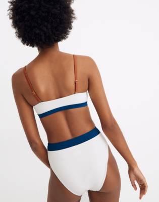 madewell second wave sport bikini top