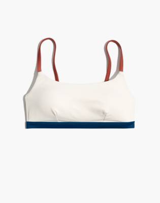 madewell second wave sport bikini top