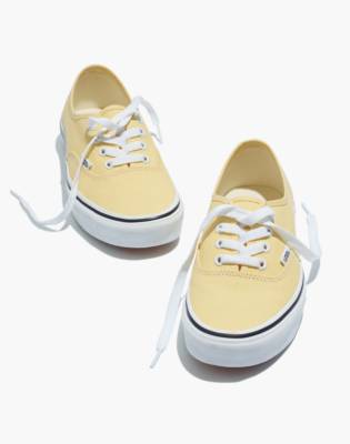 golden yellow vans