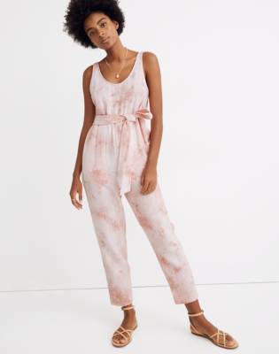 madewell gingham jumpsuit