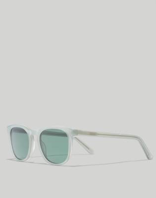 Madewell Ashcroft Sunglasses In Pale Celadon