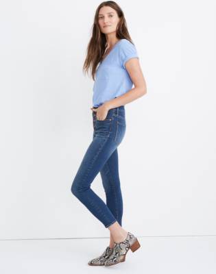 madewell skinny crop jeans