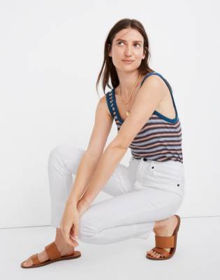 madewell white jeans