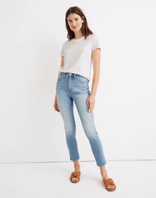 madewell 10 inch high waist skinny jeans