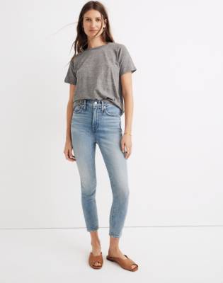 madewell high rise skinny crop