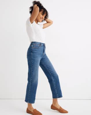 wide leg cropped jeans with boots