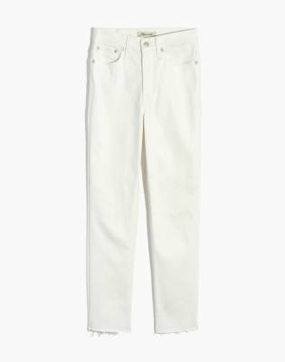 madewell perfect summer jean white