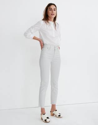 madewell perfect summer jean white