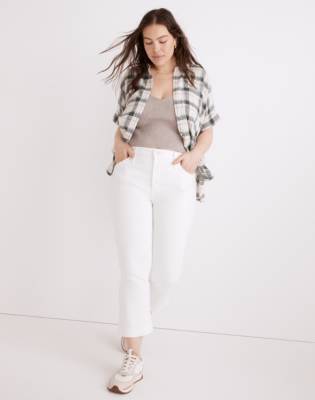 madewell white jeans