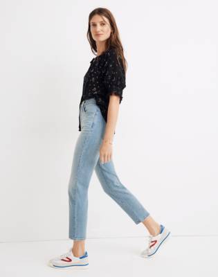 madewell classic straight jeans