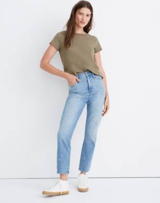 madewell embroidered jeans