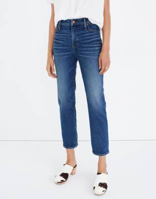 madewell classic straight jeans