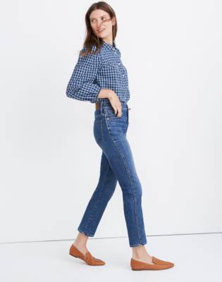 blue stretch skinny jeans