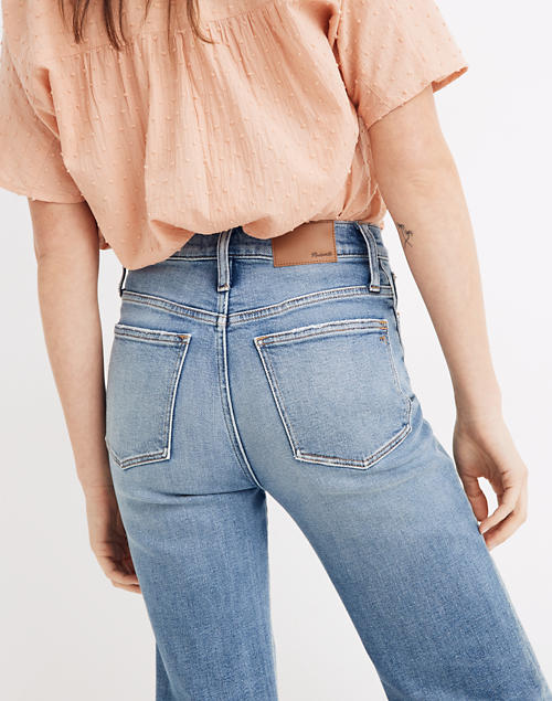 Women's Slim Wide-Leg Crop Jeans in Reggie Wash | Madewell