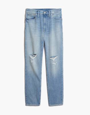 tall ripped mom jeans