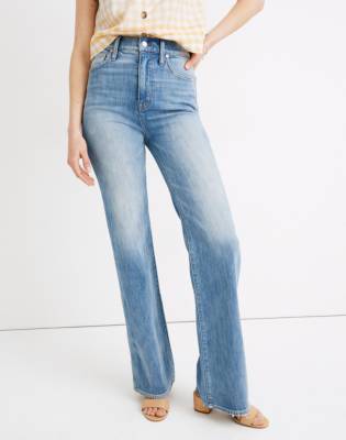 madewell high rise flare jeans