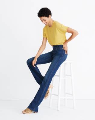 madewell skinny flare jeans