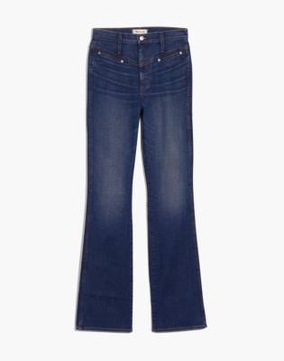 women's western yoke flare jean