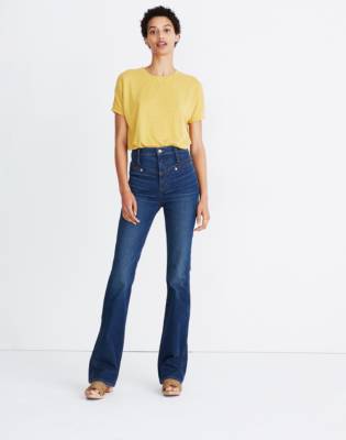 western flare jeans