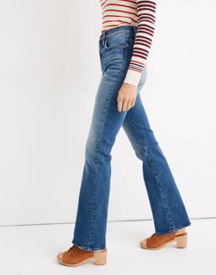 madewell skinny flare jeans