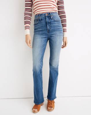 madewell skinny flare jeans