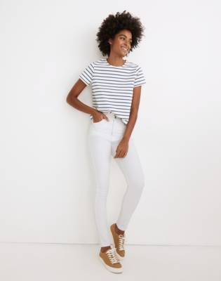 madewell 10 inch high waist skinny jeans