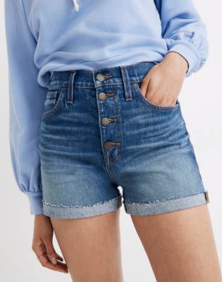 madewell high waisted shorts