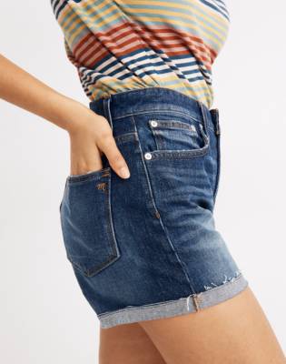 high waisted denim shorts curvy