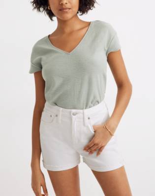 curvy denim shorts