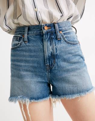 madewell curvy jean shorts