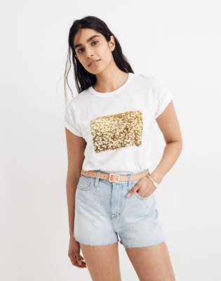 madewell mom jean short